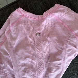 LULULEMON swiftly tech pink long sleeve